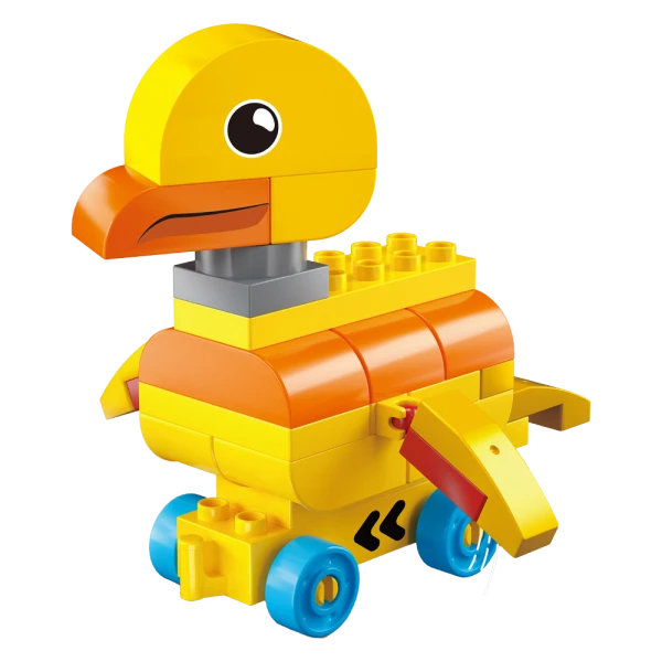 Bộ lắp ráp xe hình vịt ngộ nghĩnh YN659278 C509 (Vàng)