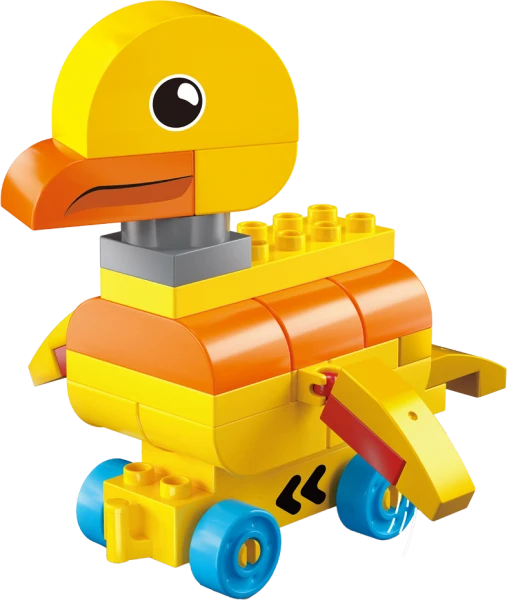 Bộ lắp ráp xe hình vịt ngộ nghĩnh YN659278 C509 (Vàng)