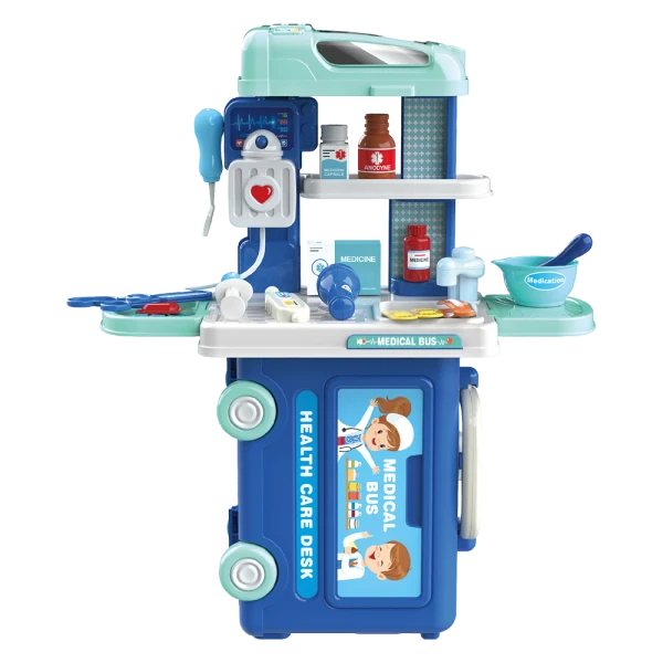 Xe vali đa năng 2in1 đựng dụng cụ y tế YN454276 C509 (Xanh dương)