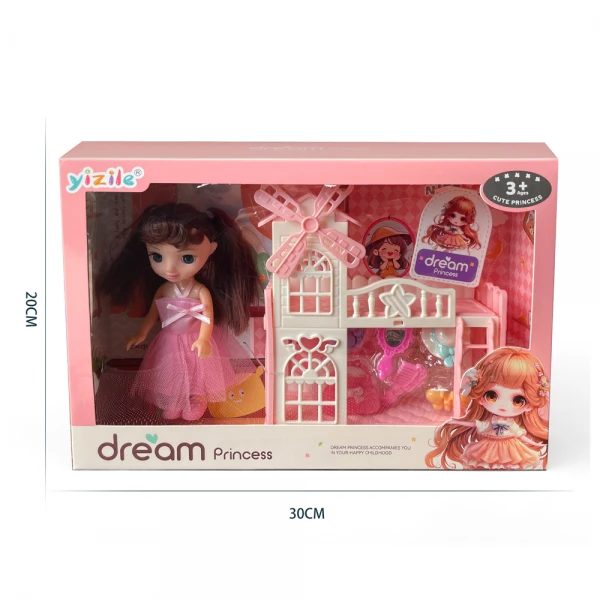 Bộ búp bê công chúa gồm giường ngủ 2 tầng và phụ kiện RFD666823 C509
