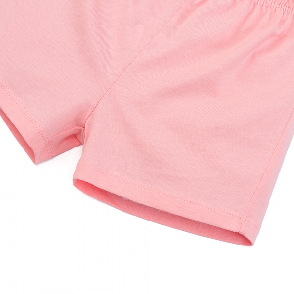 Bộ bé gái ngắn Animo Easy TX1225045 (1-4Y,Trắng-hồng,TT04)