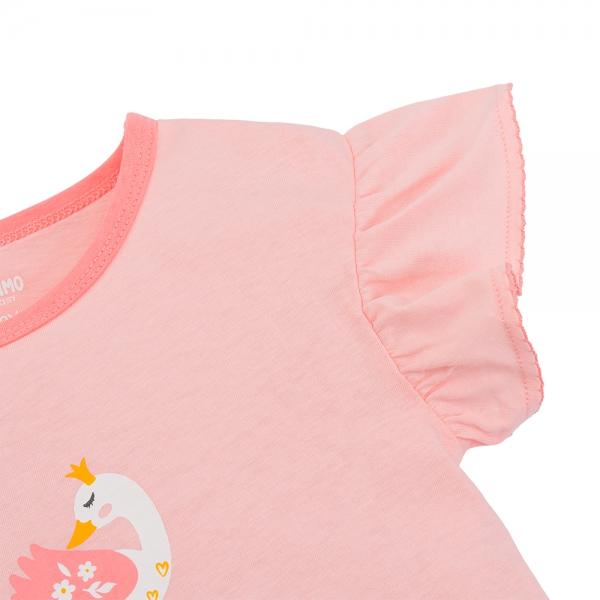 Bộ bé gái ngắn Animo Easy LU1125018 (1-4Y,Hồng,TT01)