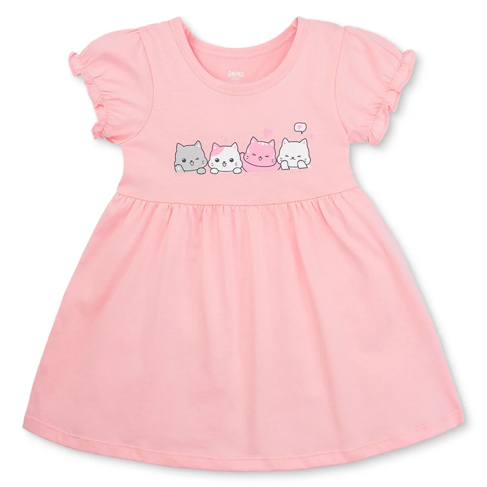 Đầm bé gái Animo Easy TX1225048 (1-4Y,Hồng,TT02)