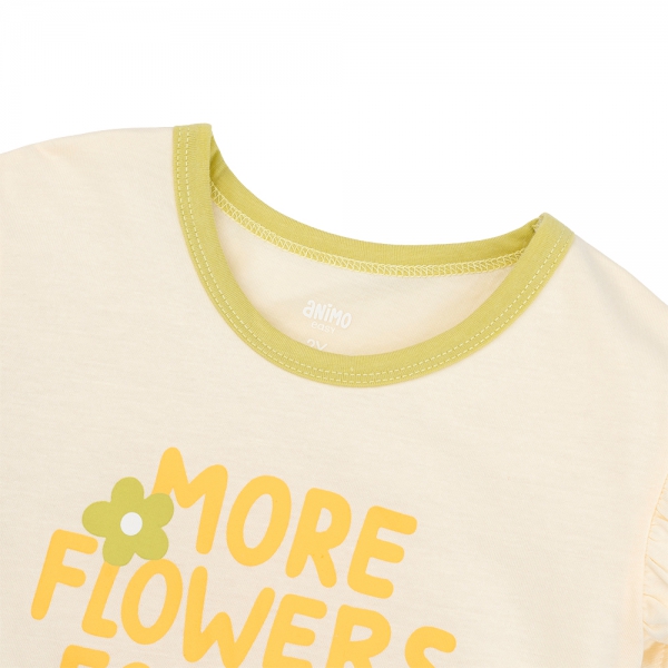 Đầm bé gái Animo Easy LU1125020 (1-4Y,Kem-bơ,TT02)