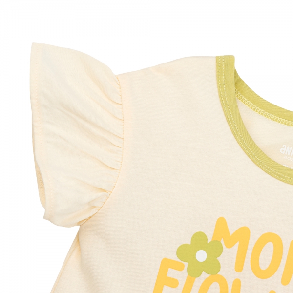 Đầm bé gái Animo Easy LU1125020 (1-4Y,Kem-bơ,TT02)