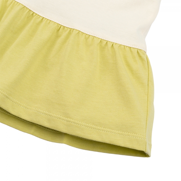 Đầm bé gái Animo Easy LU1125020 (1-4Y,Kem-bơ,TT02)