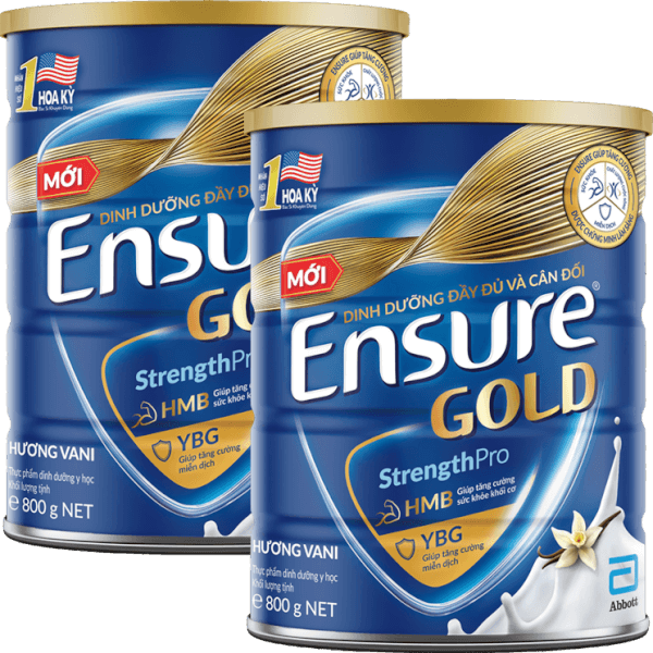 Combo 2 Thực phẩm dinh dưỡng y học Ensure Gold 800g (bao bì cũ 850g, giao bao bì ngẫu nhiên)