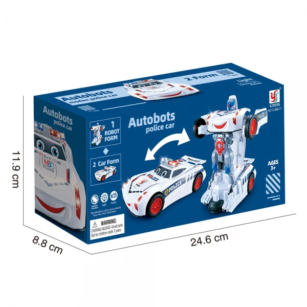 Đồ chơi xe cảnh sát biến hình có nhạc đèn HW23146530 C509