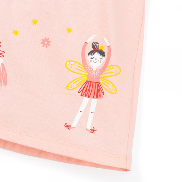 Đầm bé gái Animo Easy LU0126052 (1-4Y, Trắng-hồng, TT02)