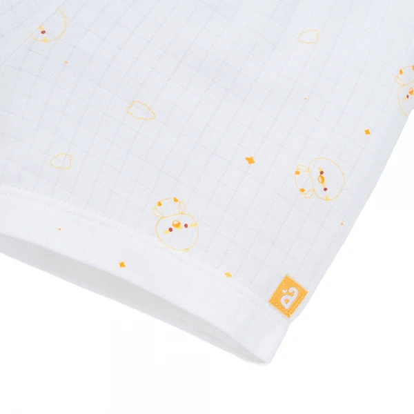 Set 2 bộ rayon chống muỗi ngắn Animo VD1125037 (0-24M, Trắng-vàng nhạt, NN06)