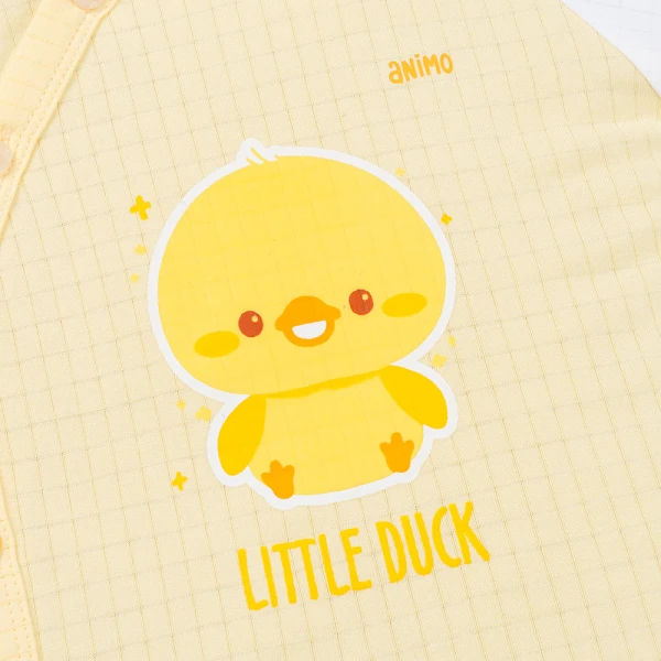 Set 2 bộ rayon chống muỗi ngắn Animo VD1125037 (0-24M, Trắng-vàng nhạt, NN06)