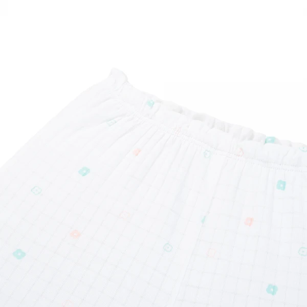 Set 2 bộ rayon chống muỗi ngắn Animo VD1125038 (0-24M, Trắng-hồng cam, NN06)