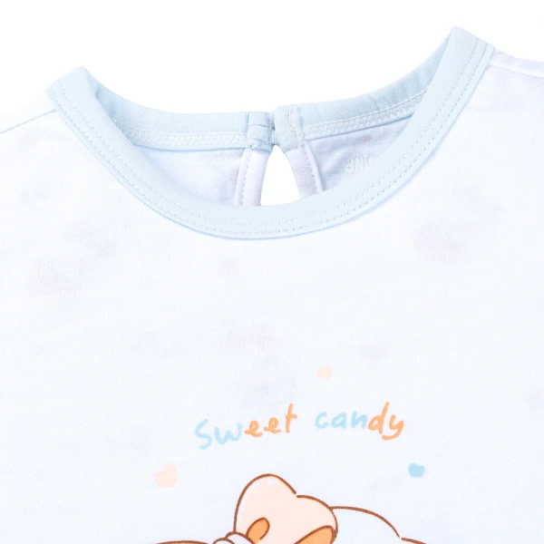 Bodysuit bé gái tam giác BST candy Animo VD0825036 (0-9M, Trắng-xanh nhạt, NN02)