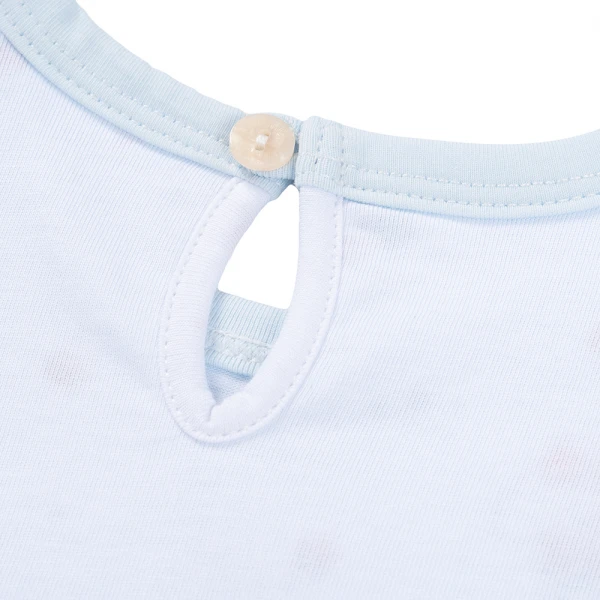 Bodysuit bé gái tam giác BST candy Animo VD0825036 (0-9M, Trắng-xanh nhạt, NN02)