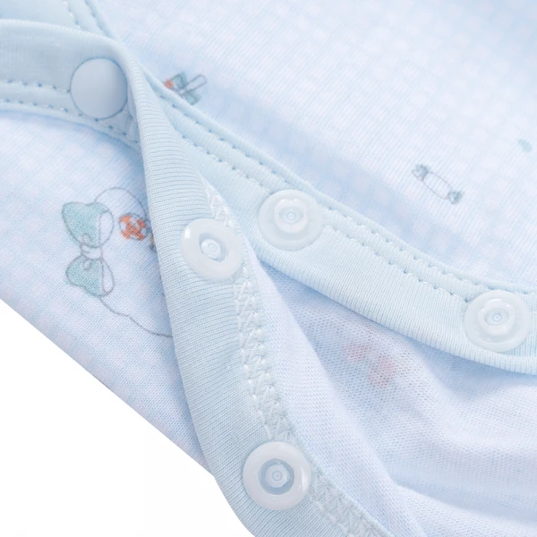 Bodysuit bé gái tam giác BST candy Animo VD0825036 (0-9M, Trắng-xanh nhạt, NN02)