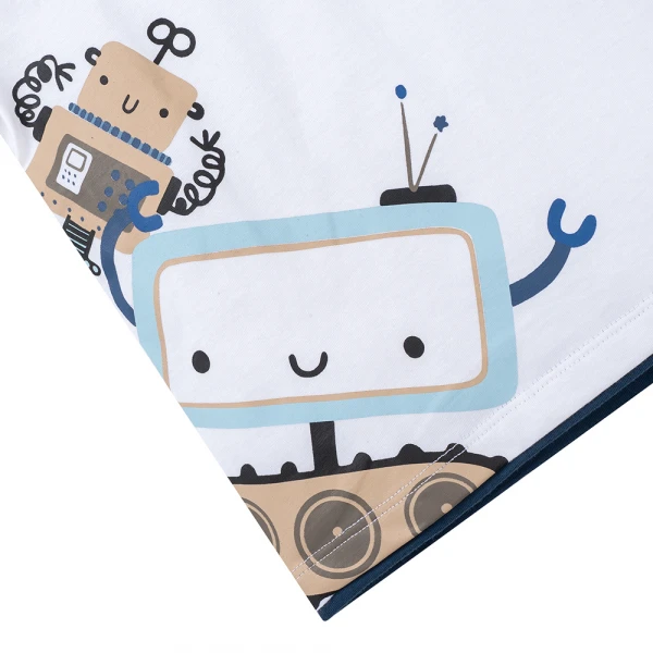 Áo bé trai tay ngắn Animo HN1225026 (1-6Y, Trắng)