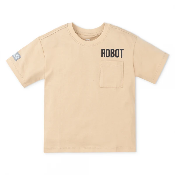 Áo bé trai tay ngắn Animo HN1225027 (1-6Y, Be)