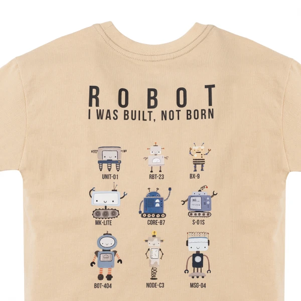 Áo bé trai tay ngắn Animo HN1225027 (1-6Y, Be)