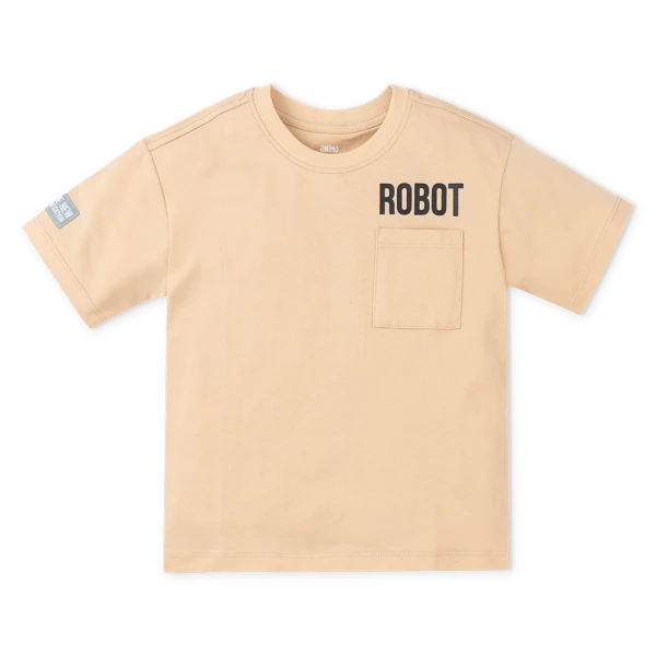 Áo bé trai tay ngắn Animo HN1225027 (1-6Y, Be)