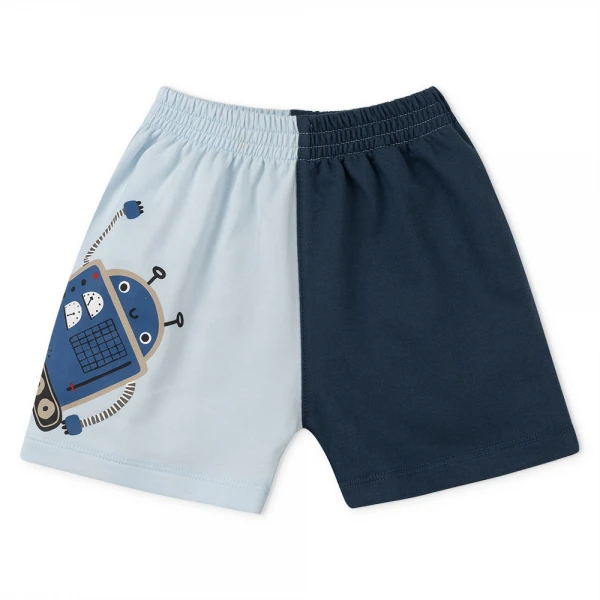 Bộ bé trai ngắn có nón Animo HN1225030 (1-6Y, Biển-dương)