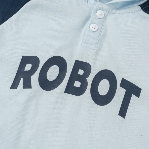 Bộ bé trai ngắn có nón Animo HN1225030 (1-6Y, Biển-dương)