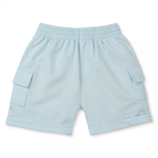 Bộ polo bé trai ngắn Animo HN1225031 (1-6Y, Trắng-biển)