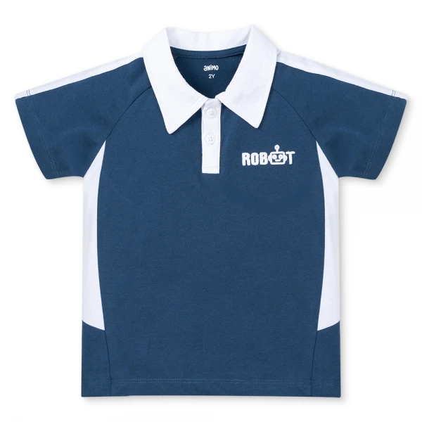 Bộ polo bé trai ngắn Animo HN1225032 (1-6Y, Dương-dương)