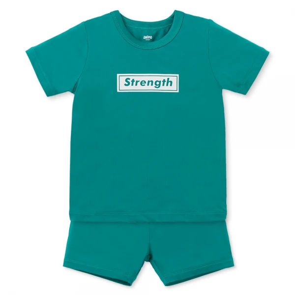 Bộ bé trai ngắn Animo Easy HN0126036 (1-4Y, Lá)