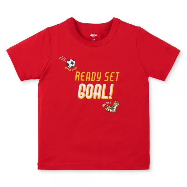 Bộ bé trai ngắn Animo Easy HN0126040 (1-4Y, Đỏ)