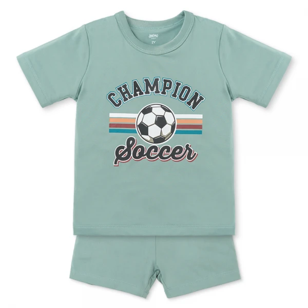 Bộ bé trai ngắn Animo Easy HN0426020 (1-4Y, Xanh)