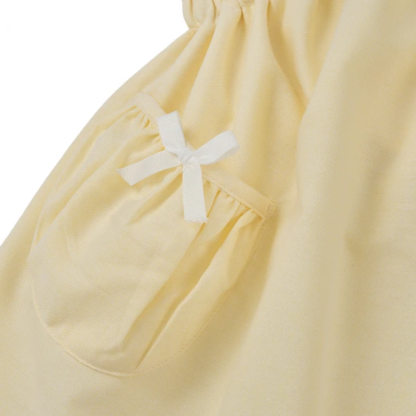 Bộ yếm váy bé gái Animo LU1125045 (1-4Y, Trắng-vàng, TT00)