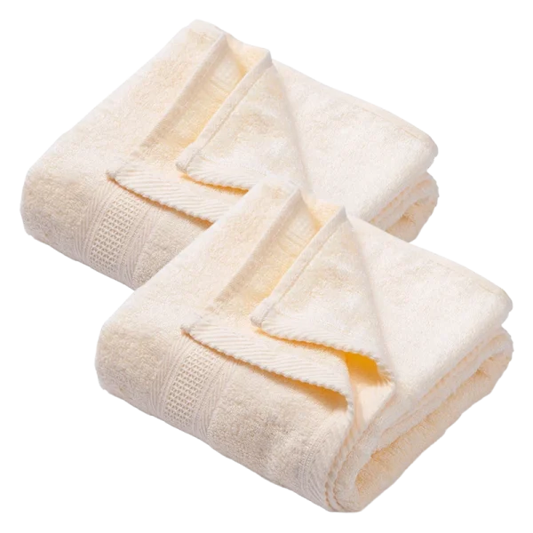 Combo 2 Khăn tắm sợi sồi Modal kh&aacute;ng khuẩn Animo T2304_HV001 (60x120cm,Kem)