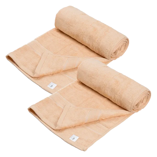 Combo 2 Khăn tắm Sợi tre Animo T2309_SB001 (60x120cm,V&agrave;ng)