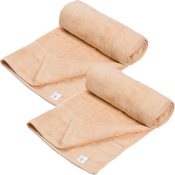 Combo 2 Khăn tắm Sợi tre Animo T2309_SB001 (60x120cm,Vàng)