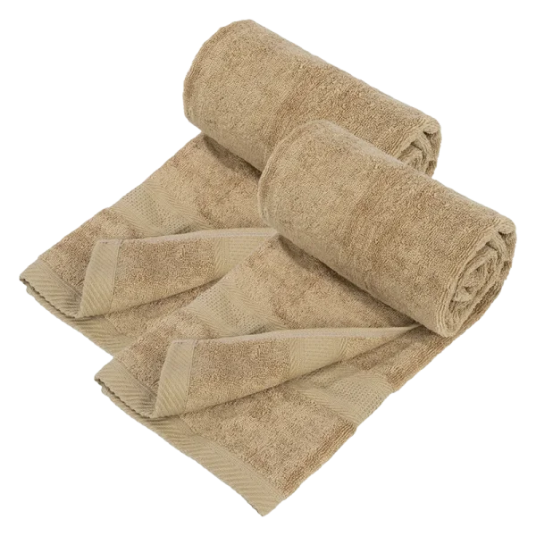 Combo 2 Khăn tắm Sợi tre Animo T2310_HV002 (60x120cm,N&acirc;u r&ecirc;u)