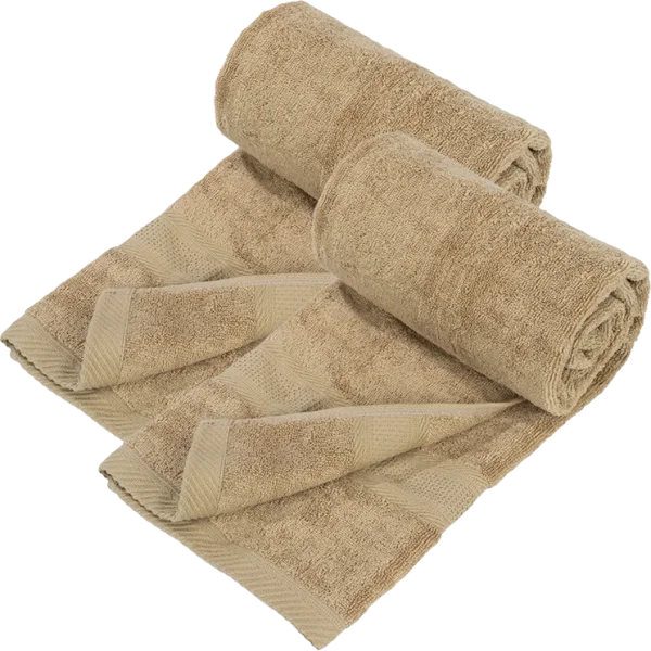 Combo 2 Khăn tắm Sợi tre Animo T2310_HV002 (60x120cm,Nâu rêu)