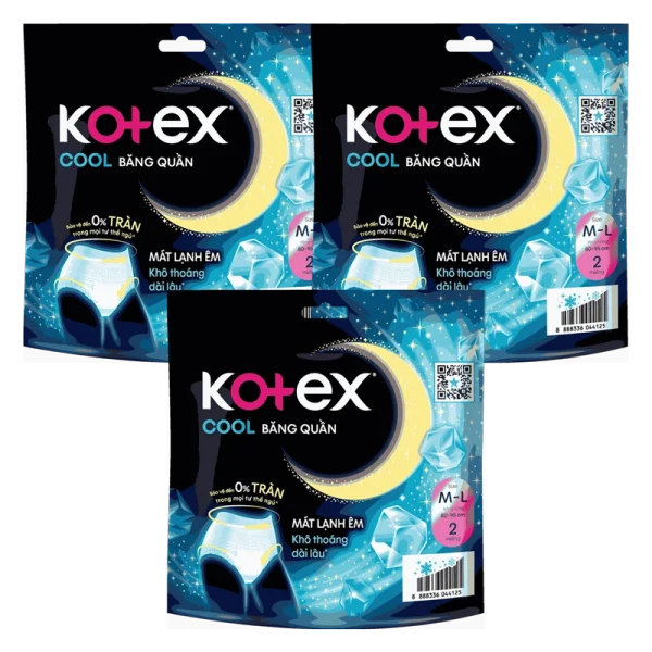 Combo 3 BVS Kotex Băng quần Cool