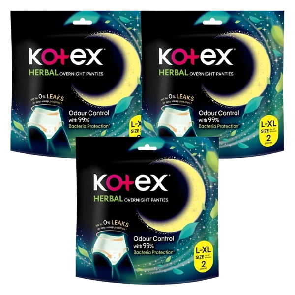 Combo 3 BVS Kotex Băng quần thảo dược (L/XL)
