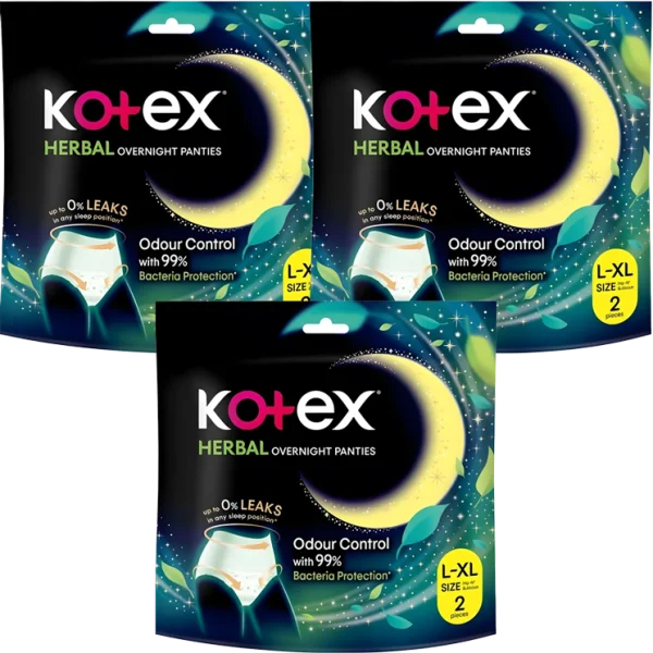 Combo 3 BVS Kotex Băng quần thảo dược (L/XL)