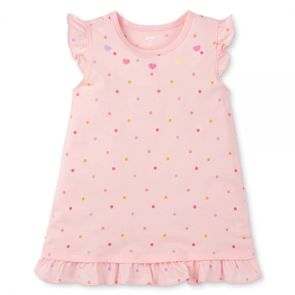 Đầm bé gái Animo Easy TX0226023 (1-4Y, Hồng, TT17)