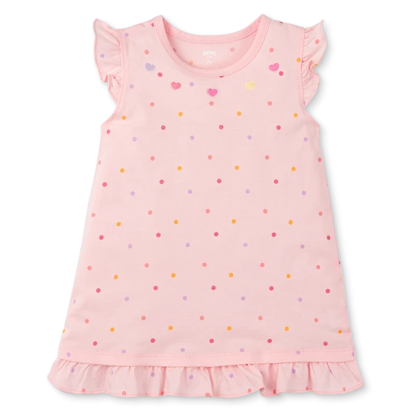 Đầm bé gái Animo Easy TX0226023 (1-4Y, Hồng, TT17)