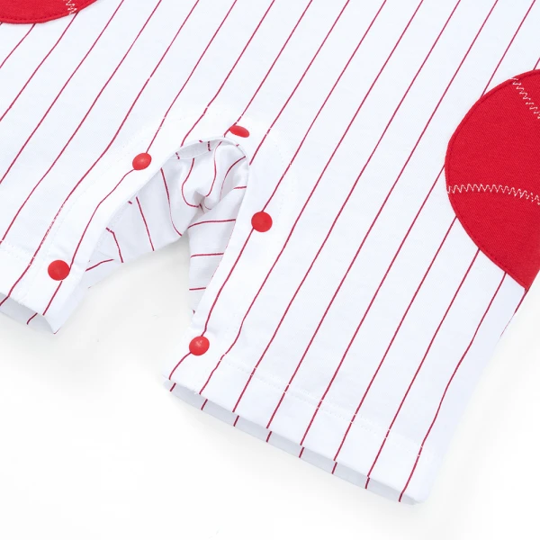 Bodysuit bé trai đùi Animo VD1225011 (0-3M, Trắng - xanh navy, TT12)