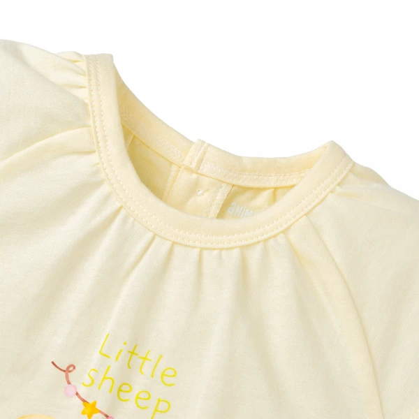 Bodysuit bé gái đùi Animo VD0226009 (0-3M, Kem, NN03)