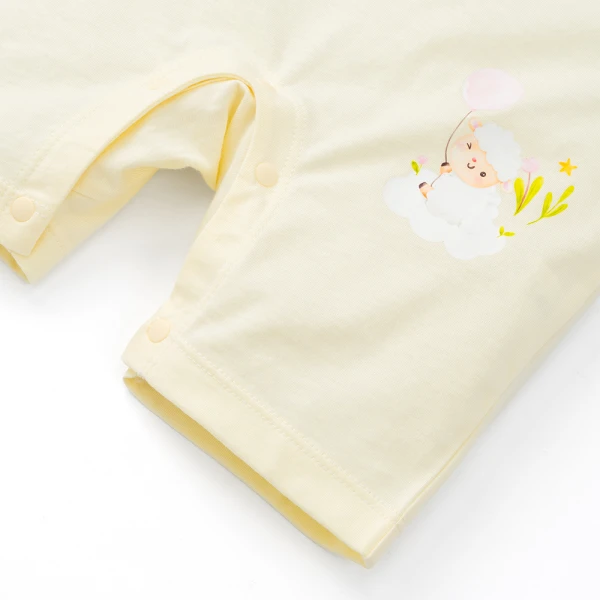 Bodysuit bé gái đùi Animo VD0226009 (0-3M, Kem, NN03)