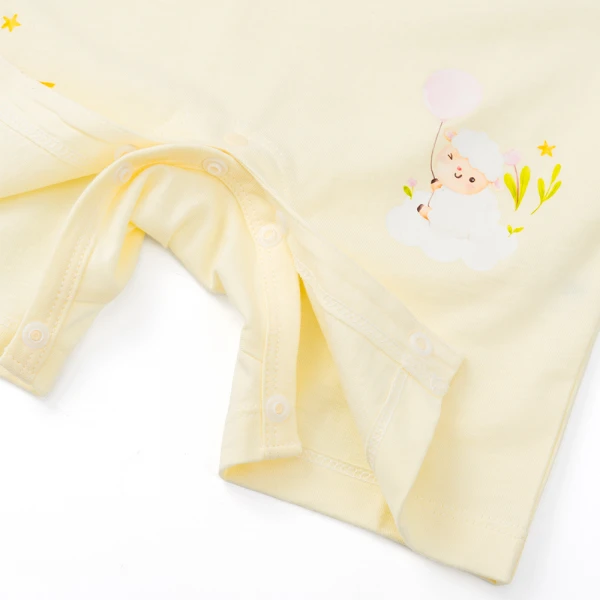 Bodysuit bé gái đùi Animo VD0226009 (0-3M, Kem, NN03)