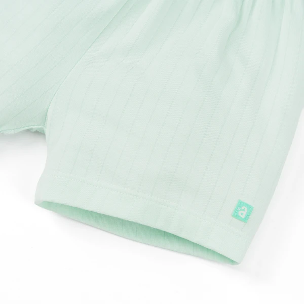 Set 2 bộ kháng khuẩn modal ngắn Animo BMC1125057 (0-3M, Trắng-xanh lá nhạt, NN06)