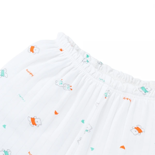 Set 2 bộ kháng khuẩn modal ngắn Animo BMC1125057 (0-3M, Trắng-xanh lá nhạt, NN06)