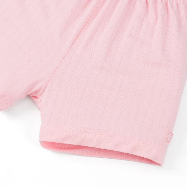 Set 2 bộ kháng khuẩn modal ngắn Animo BMC1125063 (0-3M, Trắng-hồng, NN06)