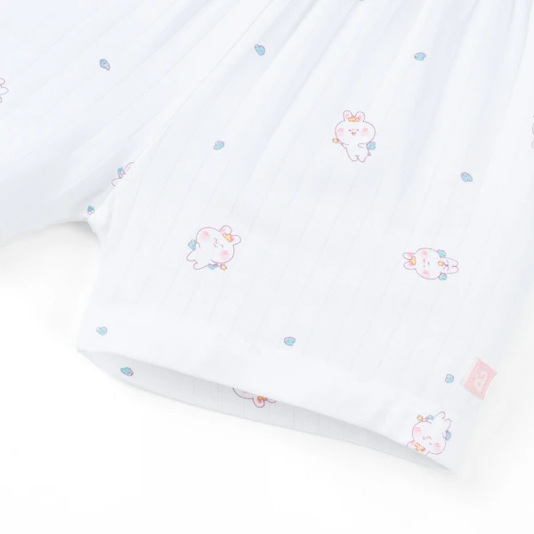 Set 2 bộ kháng khuẩn modal ngắn Animo BMC1125063 (0-3M, Trắng-hồng, NN06)