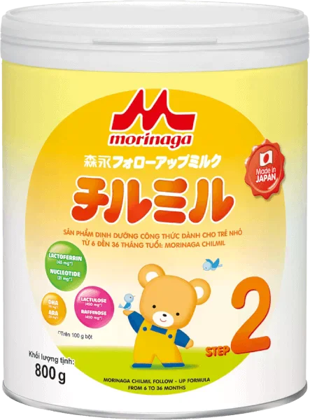 Morinaga số 2 (Chilmil), 6-36 tháng, 800g